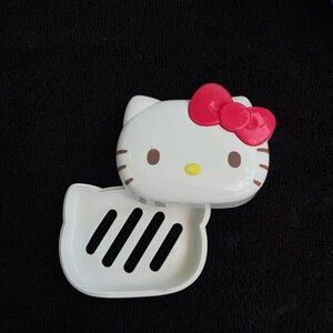 Hello Kitty Soap Dish with Pink Bow